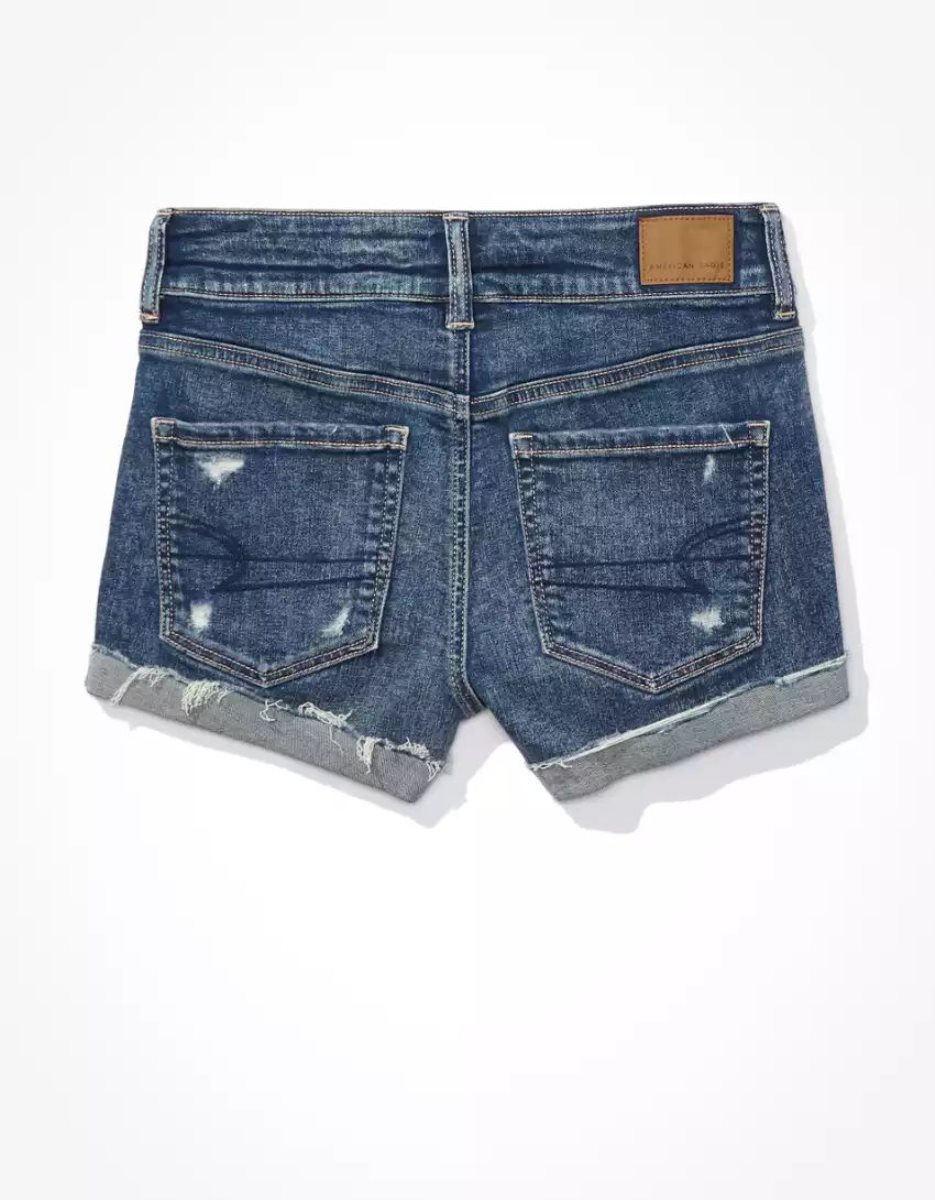 Shorts American Eagle AE Ne(x)t Level High-Waisted Denim Multicolore Femme | YLY-83344273